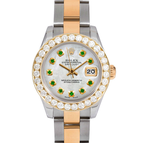 Rolex Datejust 26mm | 179173-WMOP-EMD-AM-2CT-OYS
