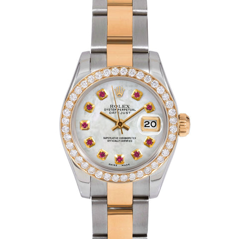 Rolex Datejust 26mm | 179173-WMOP-RBY-AM-BDS-OYS