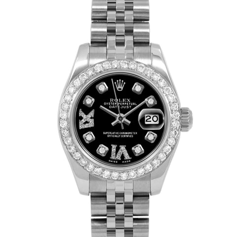 Rolex Datejust 26mm | 179174-BLK-8DR69-BDS-JBL