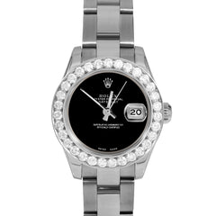 Rolex Datejust 26mm | 179174-BLK-NOHM-2CT-OYS