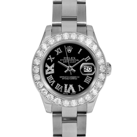 Rolex Datejust 26mm | 179174-BLK-RDR69-2CT-OYS