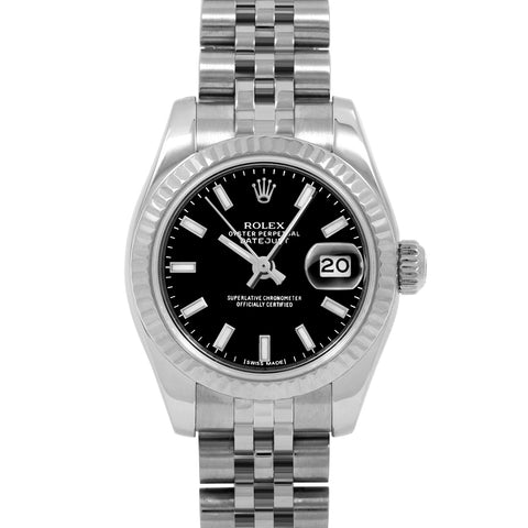 Rolex Datejust 26mm | 179174-BLK-STK-FLT-JBL