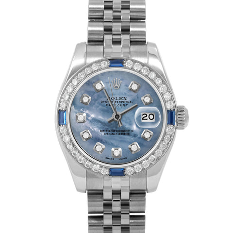 Rolex Datejust 26mm | 179174-BLMOP-DIA-AM-4SPH-JBL