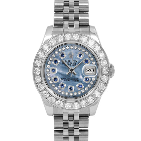 Rolex Datejust 26mm | 179174-BLMOP-STRS-2CT-JBL