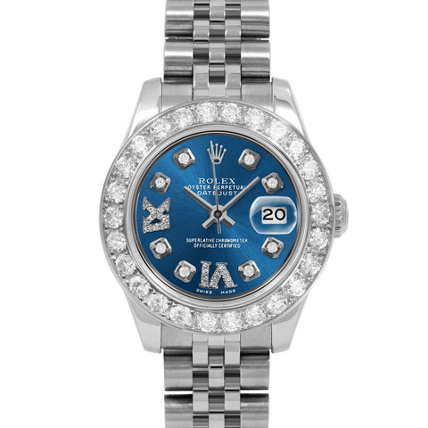 Rolex Datejust 26mm | 179174-BLU-8DR69-2CT-JBL