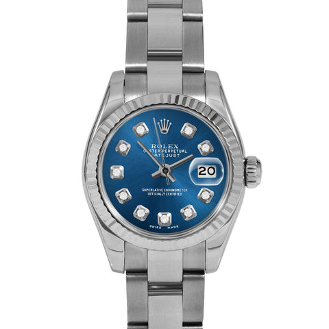 Rolex Datejust 26mm | 179174-BLU-DIA-AM-FLT-OYS