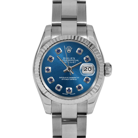 Rolex Datejust 26mm | 179174-BLU-SPH-AM-FLT-OYS