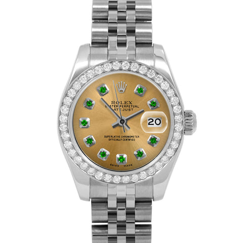 Rolex Datejust 26mm | 179174-CHM-EMD-AM-BDS-JBL