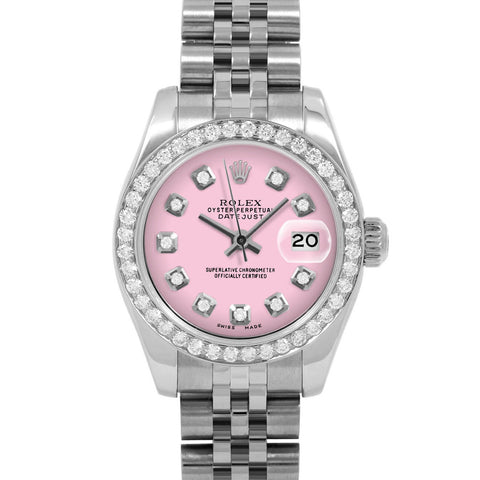Rolex Datejust 26mm | 179174-PNK-DIA-AM-BDS-JBL