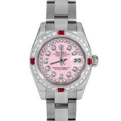 Rolex Datejust 26mm | 179174-PNK-STRD-4RBY-OYS