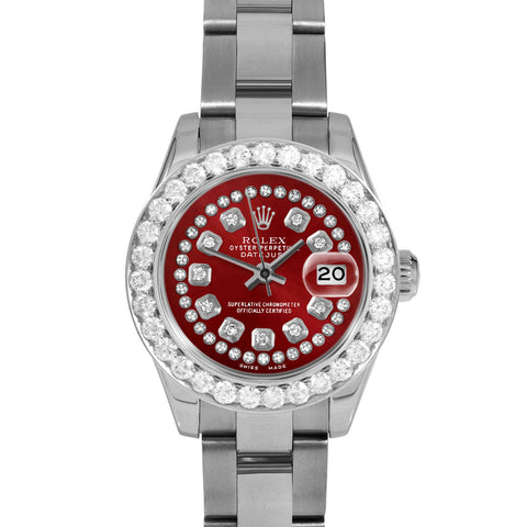 Rolex Datejust 26mm | 179174-RED-STRD-2CT-OYS