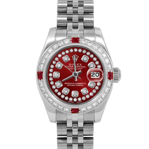 Rolex Datejust 26mm | 179174-RED-STRD-4RBY-JBL
