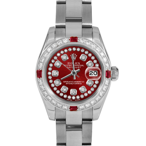 Rolex Datejust 26mm | 179174-RED-STRD-4RBY-OYS