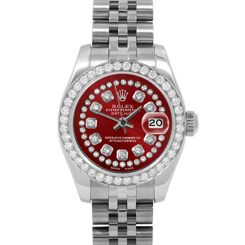 Rolex Datejust 26mm | 179174-RED-STRD-BDS-JBL