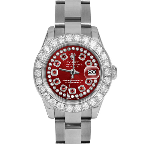 Rolex Datejust 26mm | 179174-RED-STRR-2CT-OYS