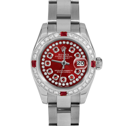 Rolex Datejust 26mm | 179174-RED-STRR-4RBY-OYS