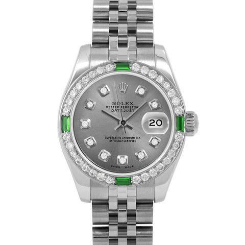 Rolex Datejust 26mm | 179174-SLT-DIA-AM-4EMD-JBL