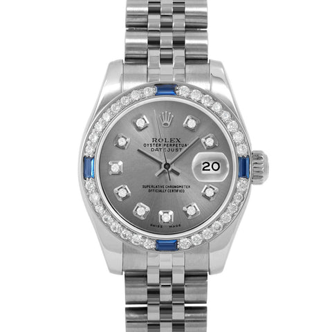 Rolex Datejust 26mm | 179174-SLT-DIA-AM-4SPH-JBL