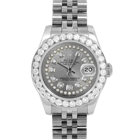 Rolex Datejust 26mm | 179174-SLT-STRD-2CT-JBL