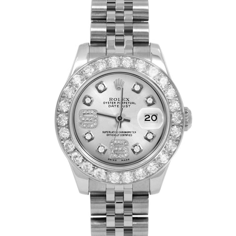 Rolex Datejust 26mm | 179174-SLV-8DA69-2CT-JBL