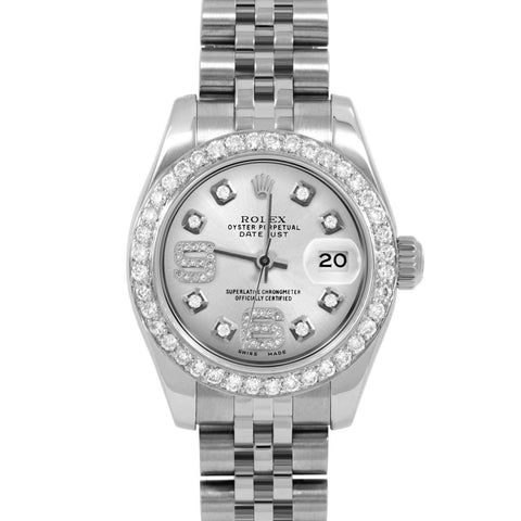 Rolex Datejust 26mm | 179174-SLV-8DA69-BDS-JBL