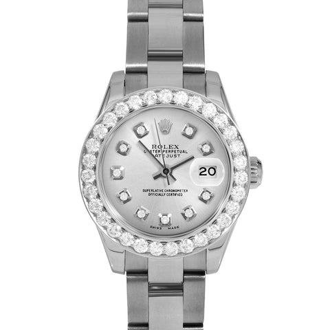 Rolex Datejust 26mm | 179174-SLV-DIA-AM-2CT-OYS