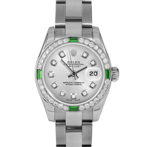 Rolex Datejust 26mm | 179174-SLV-DIA-AM-4EMD-OYS