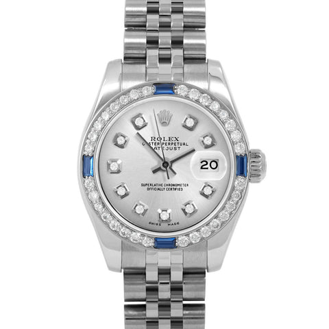 Rolex Datejust 26mm | 179174-SLV-DIA-AM-4SPH-JBL