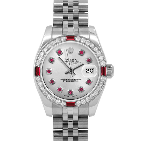 Rolex Datejust 26mm | 179174-SLV-RBY-AM-4RBY-JBL