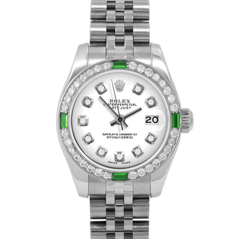 Rolex Datejust 26mm | 179174-WHT-DIA-AM-4EMD-JBL