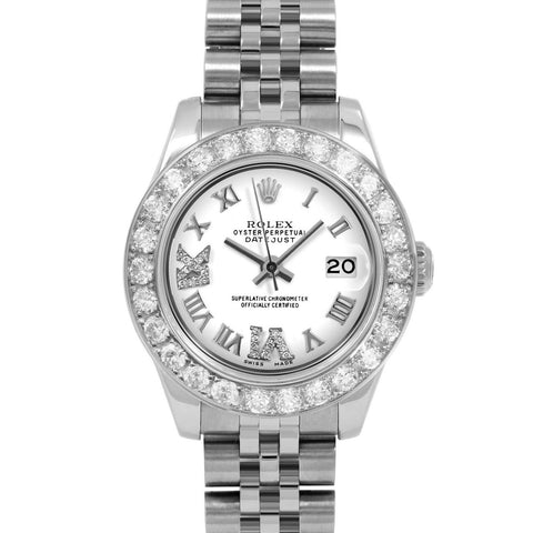 Rolex Datejust 26mm | 179174-WHT-RDR69-2CT-JBL