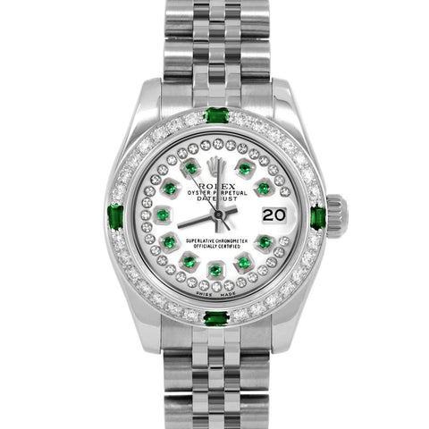 Rolex Datejust 26mm | 179174-WHT-STRE-4EMD-JBL