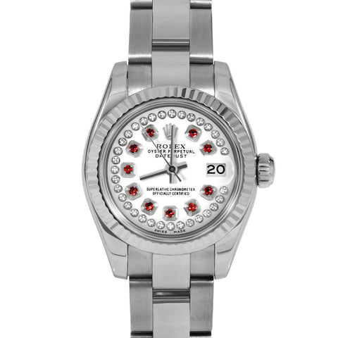 Rolex Datejust 26mm | 179174-WHT-STRR-FLT-OYS