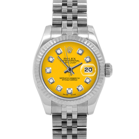 Rolex Datejust 26mm | 179174-YLW-DIA-AM-FLT-JBL