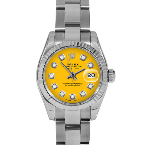 Rolex Datejust 26mm | 179174-YLW-DIA-AM-FLT-OYS