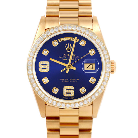 Rolex Day-Date 36mm | 18038-BLU-8DA69-BDS-PRS