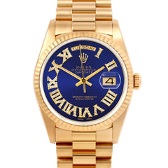 Rolex Day-Date 36mm | 18038-BLU-FDR-FLT-PRS