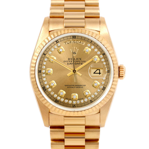 Rolex Day-Date 36mm | 18038-CHM-STRD-FLT-PRS