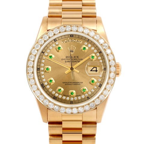 Rolex Day-Date 36mm | 18038-CHM-STRE-25CT-PRS