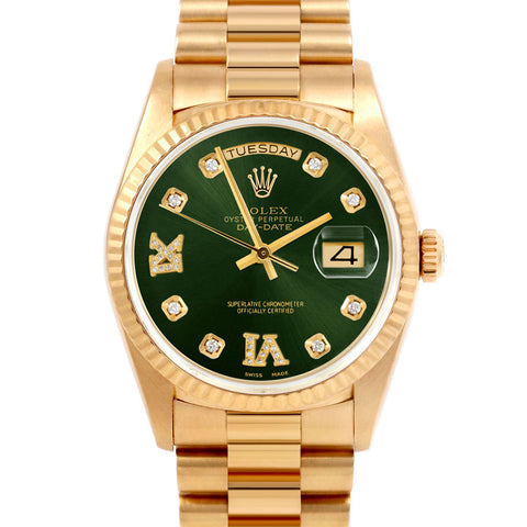 Rolex Day-Date 36mm | 18038-GRN-8DR69-FLT-PRS