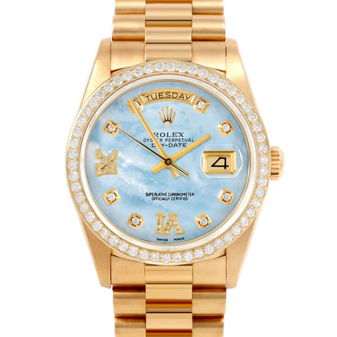 Rolex Day-Date 36mm | 18038-LBMOP-8DR69-BDS-PRS