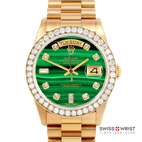 Rolex Day-Date 36mm | 18038-MLC-DIA-AM-25CT-PRS