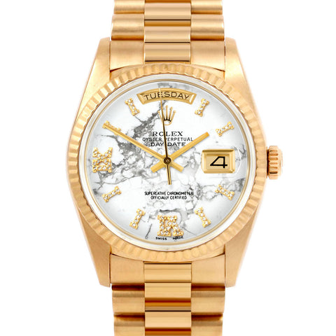 Rolex Day-Date 36mm | 18038-MRB-DR8I-FLT-PRS