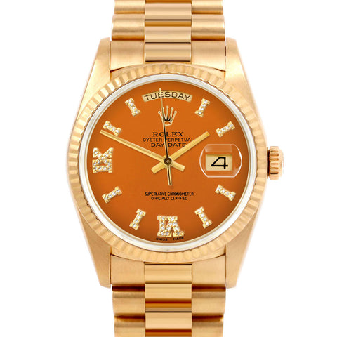 Rolex Day-Date 36mm | 18038-ORN-DR8I-FLT-PRS