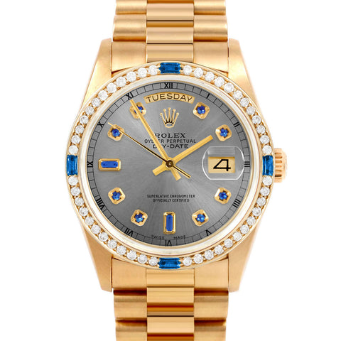 Rolex Day-Date 36mm | 18038-SLT-SPH-AM-4SPH-PRS