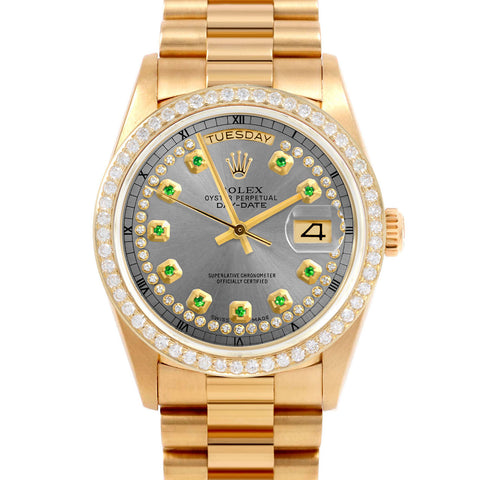 Rolex Day-Date 36mm | 18038-SLT-STRE-BDS-PRS