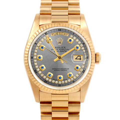 Rolex Day-Date 36mm | 18038-SLT-STRS-FLT-PRS