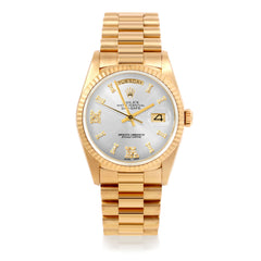 Rolex Day-Date 36mm | 18038-SLV-DR8I-FLT-PRS