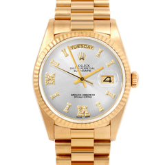 Rolex Day-Date 36mm | 18038-SLV-DR8I-FLT-PRS