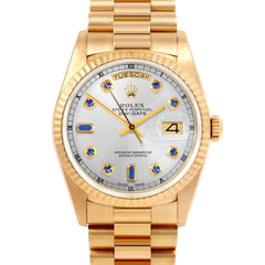 Rolex Day-Date 36mm | 18038-SLV-SPH-AM-FLT-PRS
